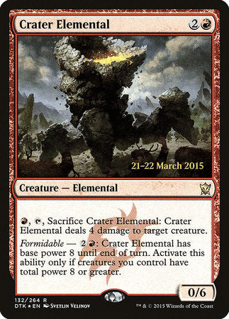 Crater Elemental [Dragons of Tarkir Promos] | Enigma On Main