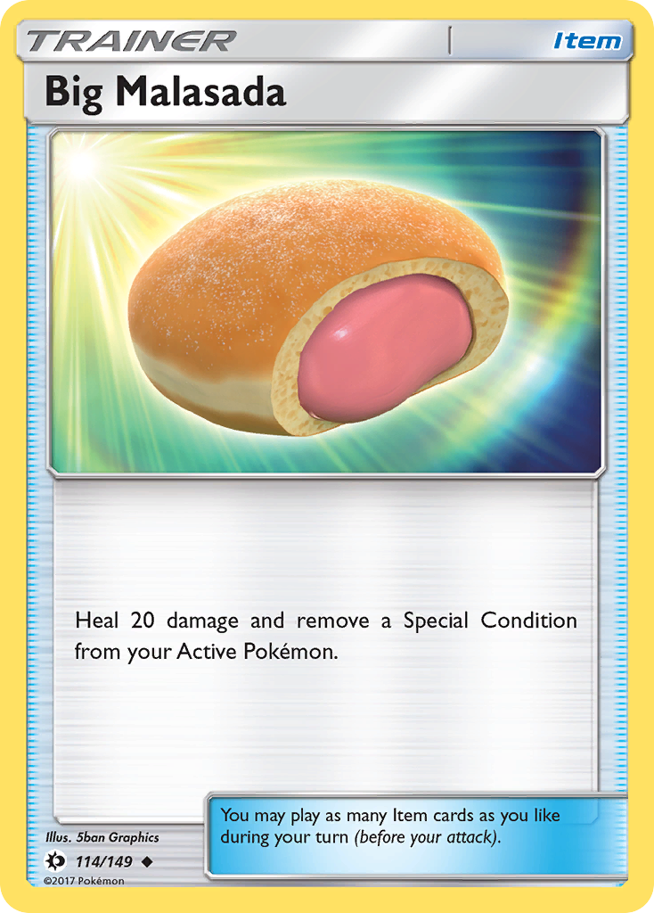 Big Malasada (114/149) [Sun & Moon: Base Set] | Enigma On Main