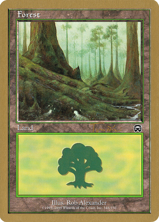 Forest (jt348) (Jan Tomcani) [World Championship Decks 2001] | Enigma On Main