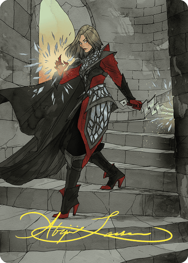 Rowan, Scion of War Art Card (59/81) (Gold-Stamped Signature) [Wilds of Eldraine Art Series] | Enigma On Main