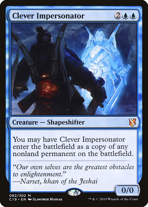 Clever Impersonator [Commander 2019] | Enigma On Main