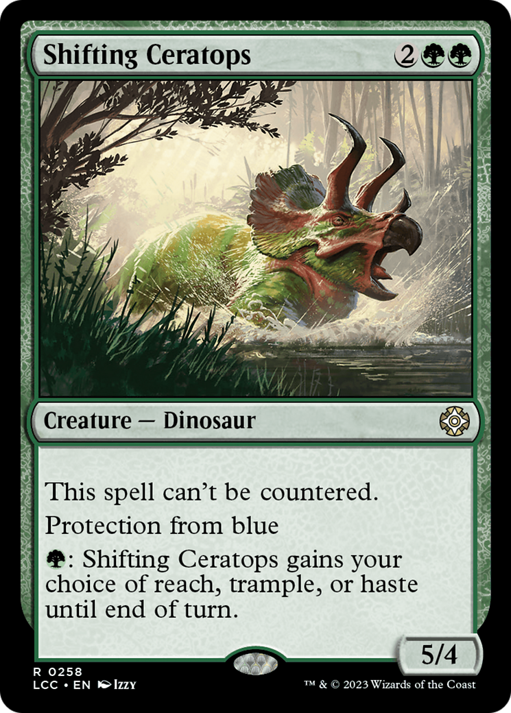 Shifting Ceratops [The Lost Caverns of Ixalan Commander] | Enigma On Main