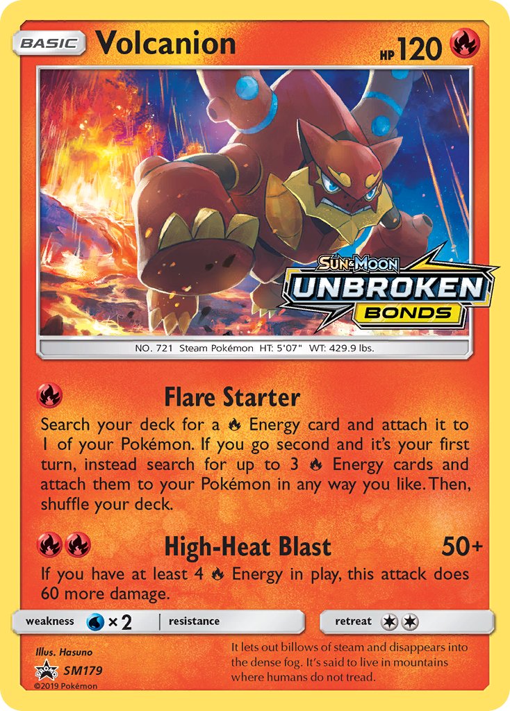 Volcanion (SM179) [Sun & Moon: Black Star Promos] | Enigma On Main