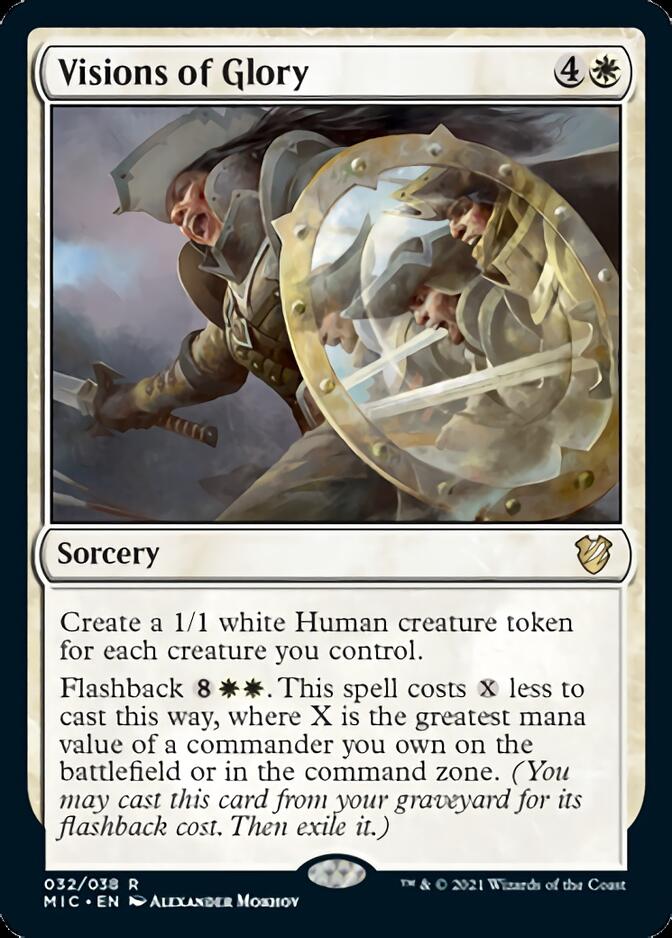 Visions of Glory [Innistrad: Midnight Hunt Commander] | Enigma On Main