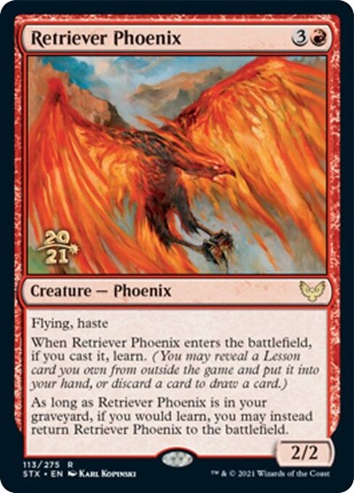 Retriever Phoenix [Strixhaven: School of Mages Prerelease Promos] | Enigma On Main