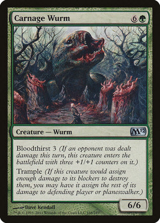 Carnage Wurm [Magic 2012] | Enigma On Main