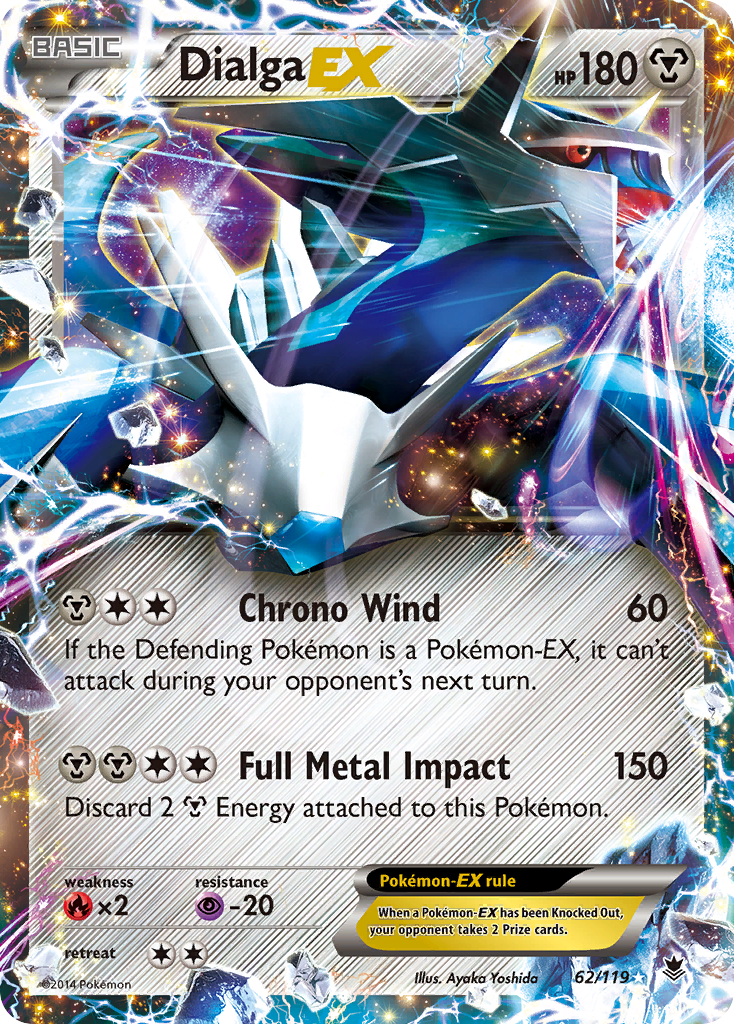 Dialga EX (62/119) [XY: Phantom Forces] | Enigma On Main