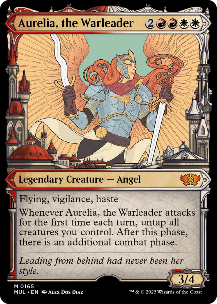 Aurelia, the Warleader (Halo Foil) [Multiverse Legends] | Enigma On Main