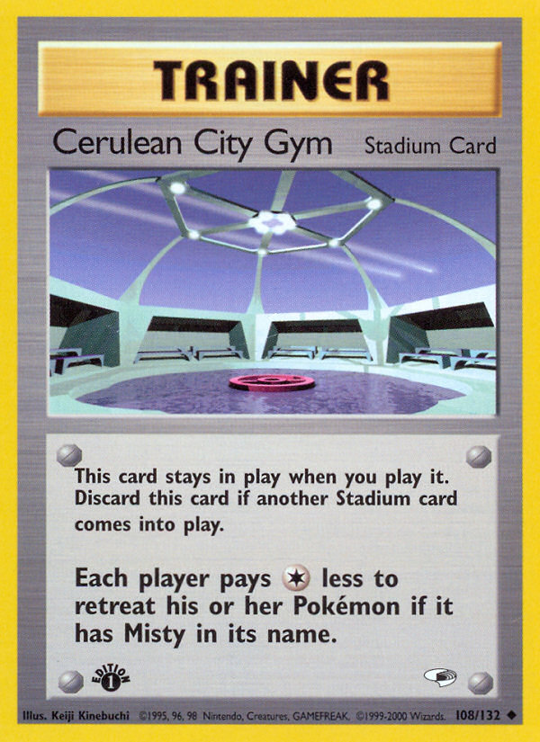 Cerulean City Gym (108/132) [Gym Heroes 1st Edition] | Enigma On Main