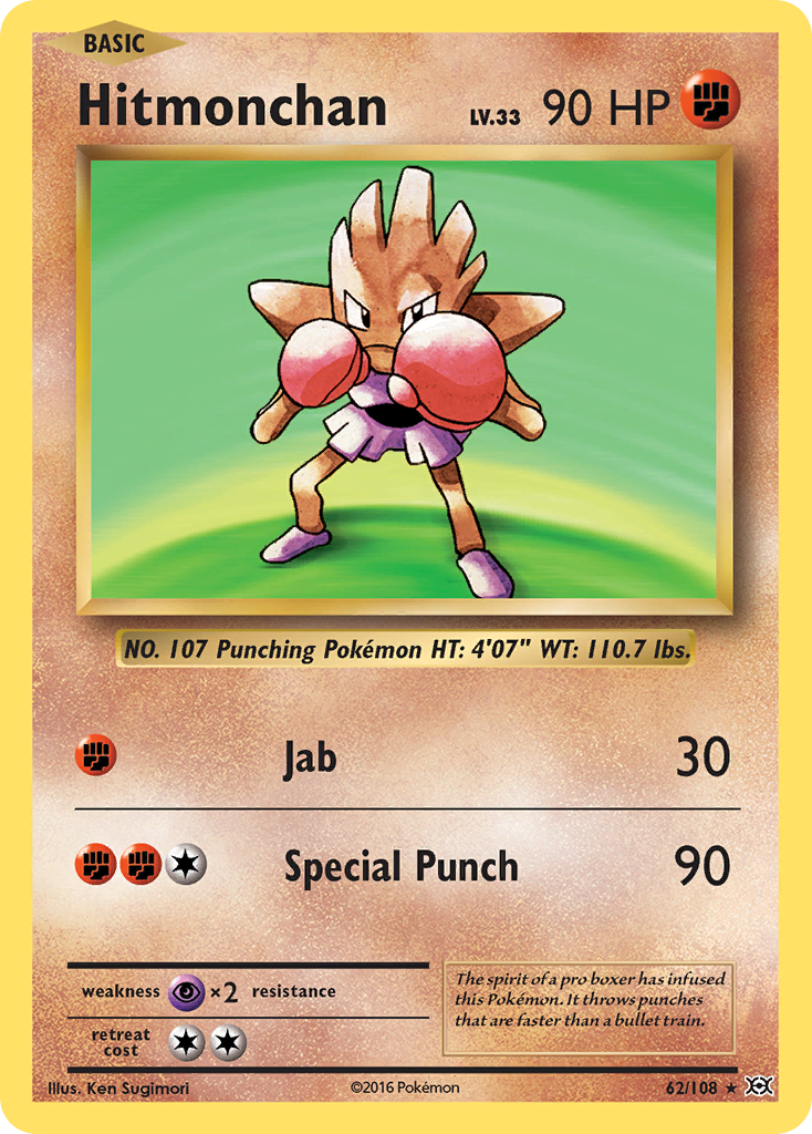 Hitmonchan (62/108) [XY: Evolutions] | Enigma On Main