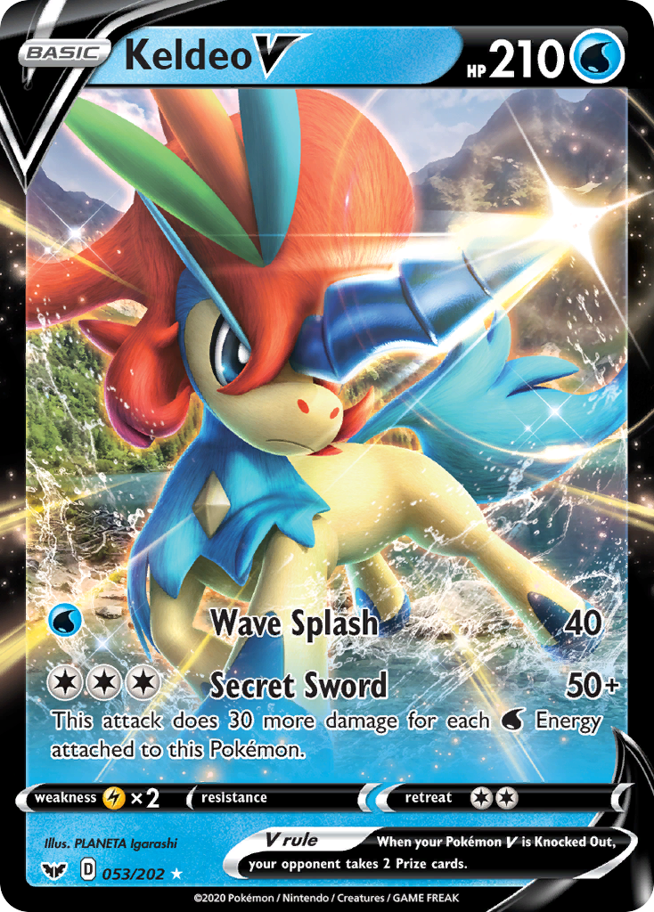 Keldeo V (053/202) [Sword & Shield: Base Set] | Enigma On Main