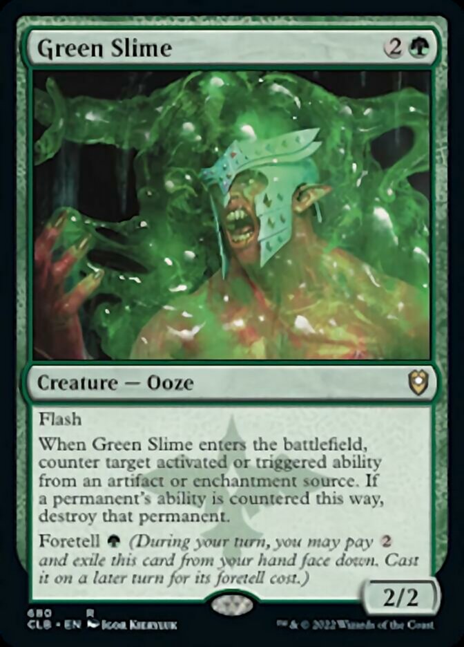 Green Slime [Commander Legends: Battle for Baldur's Gate] | Enigma On Main