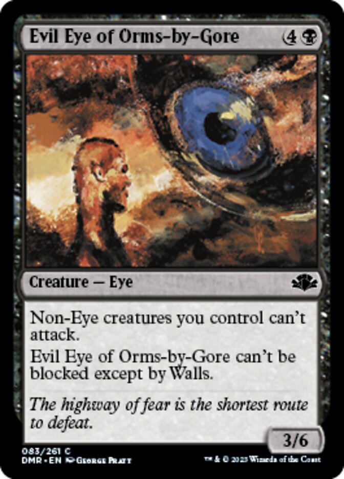 Evil Eye of Orms-by-Gore [Dominaria Remastered] | Enigma On Main