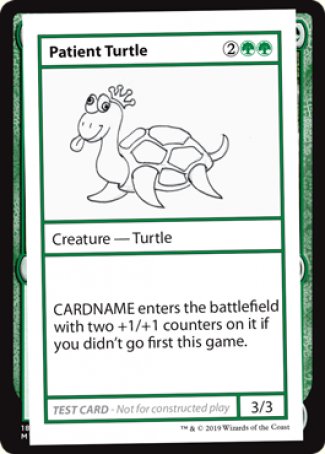 Patient Turtle (2021 Edition) [Mystery Booster Playtest Cards] | Enigma On Main