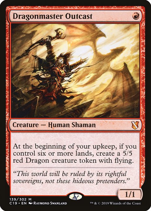 Dragonmaster Outcast [Commander 2019] | Enigma On Main