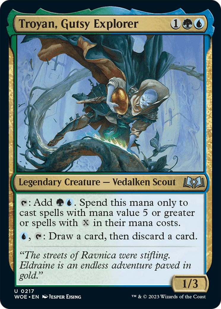 Troyan, Gutsy Explorer [Wilds of Eldraine] | Enigma On Main