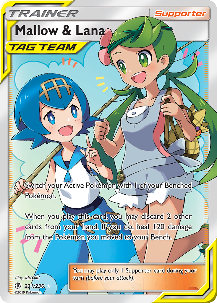 Mallow & Lana (231/236) [Sun & Moon: Cosmic Eclipse] | Enigma On Main