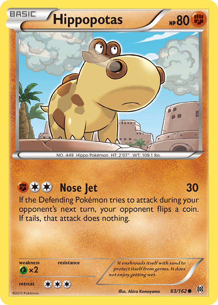 Hippopotas (83/162) [XY: BREAKthrough] | Enigma On Main