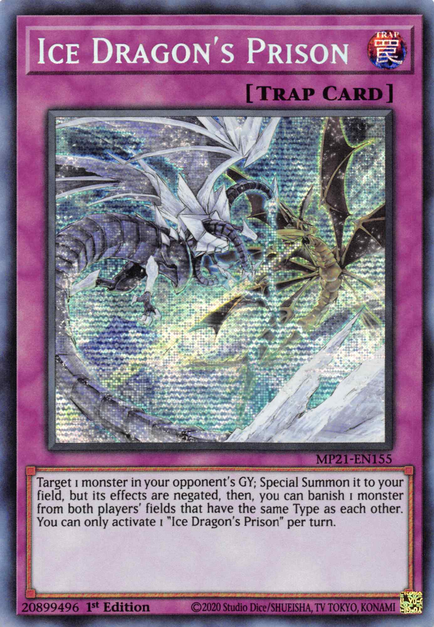 Ice Dragon's Prison [MP21-EN155] Prismatic Secret Rare | Enigma On Main