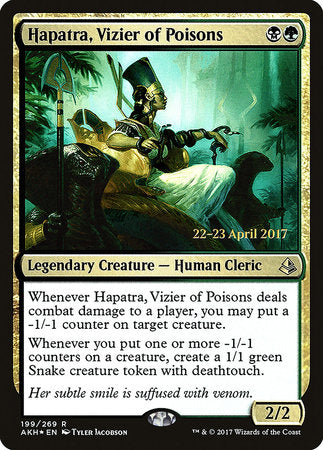 Hapatra, Vizier of Poisons [Amonkhet Promos] | Enigma On Main