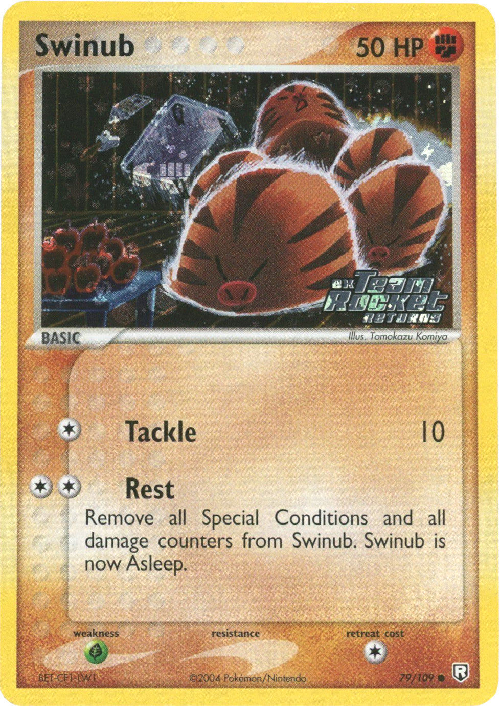 Swinub (79/109) (Stamped) [EX: Team Rocket Returns] | Enigma On Main