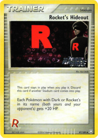 Rocket's Hideout (87/109) (Stamped) [EX: Team Rocket Returns] | Enigma On Main