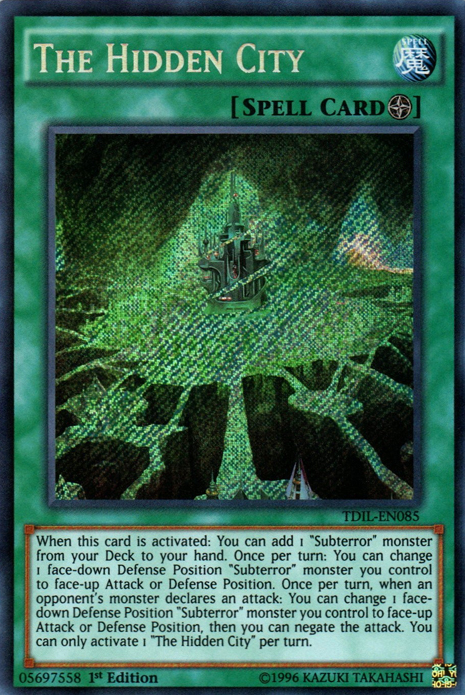 The Hidden City [TDIL-EN085] Secret Rare | Enigma On Main