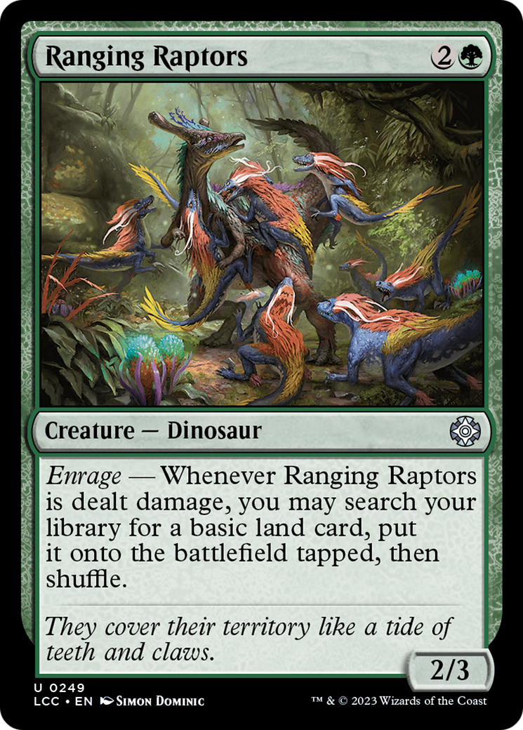 Ranging Raptors [The Lost Caverns of Ixalan Commander] | Enigma On Main