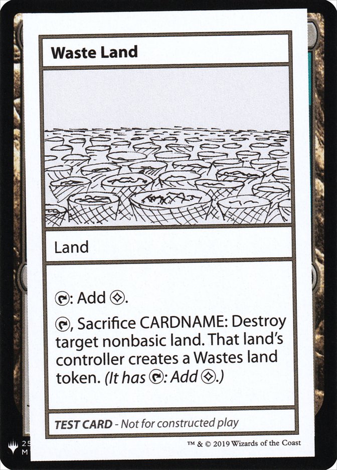 Waste Land [Mystery Booster Playtest Cards] | Enigma On Main