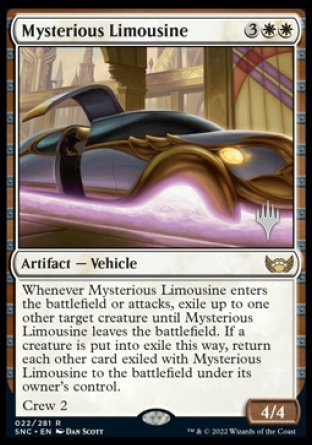 Mysterious Limousine (Promo Pack) [Streets of New Capenna Promos] | Enigma On Main