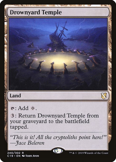 Drownyard Temple [Commander 2019] | Enigma On Main