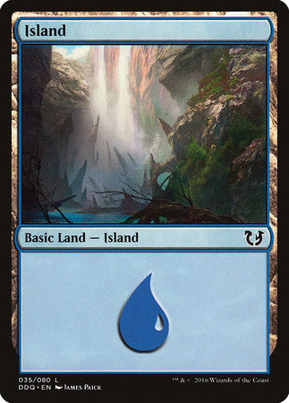 Island (35) [Duel Decks: Blessed vs. Cursed] | Enigma On Main