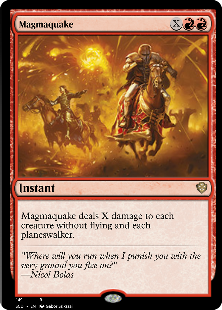 Magmaquake [Starter Commander Decks] | Enigma On Main