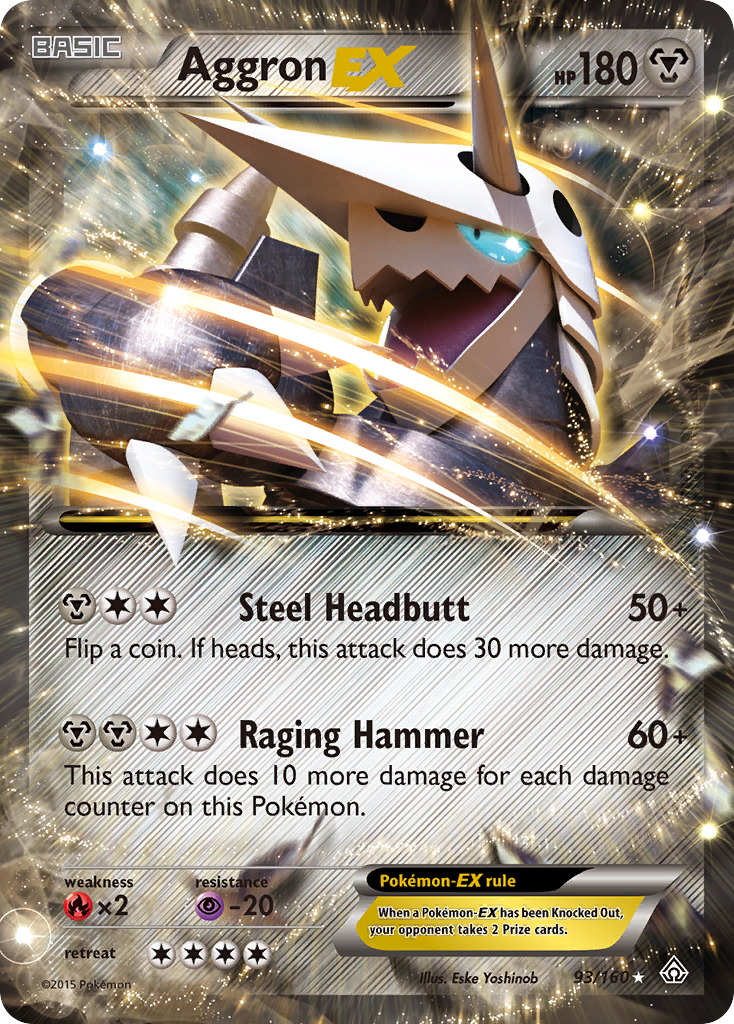 Aggron EX (93/160) [XY: Primal Clash] | Enigma On Main