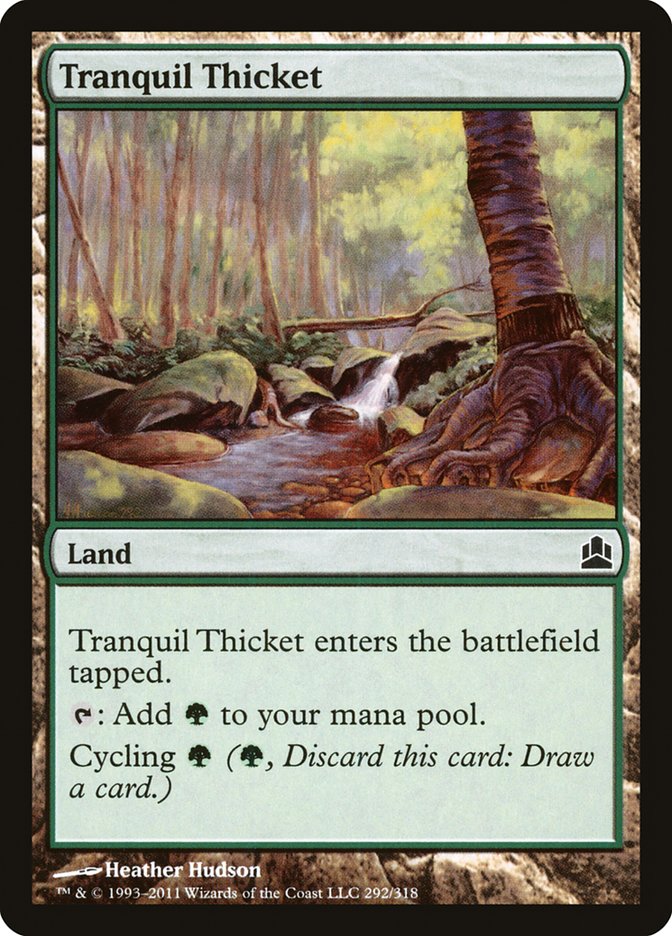 Tranquil Thicket [Commander 2011] | Enigma On Main