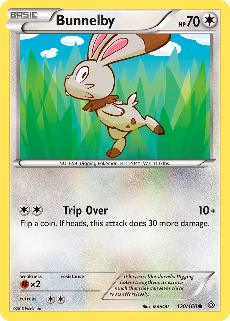 Bunnelby (120/160) [XY: Primal Clash] | Enigma On Main