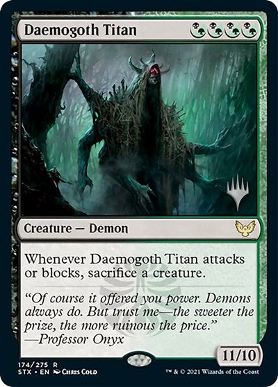 Daemogoth Titan (Promo Pack) [Strixhaven: School of Mages Promos] | Enigma On Main