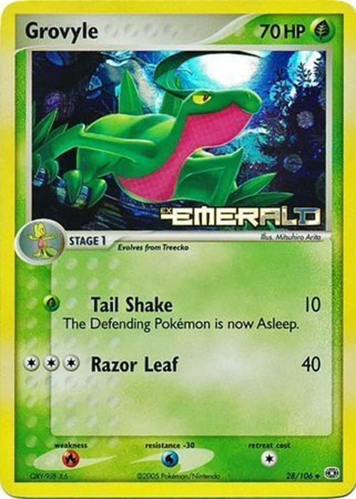 Grovyle (28/106) (Stamped) [EX: Emerald] | Enigma On Main