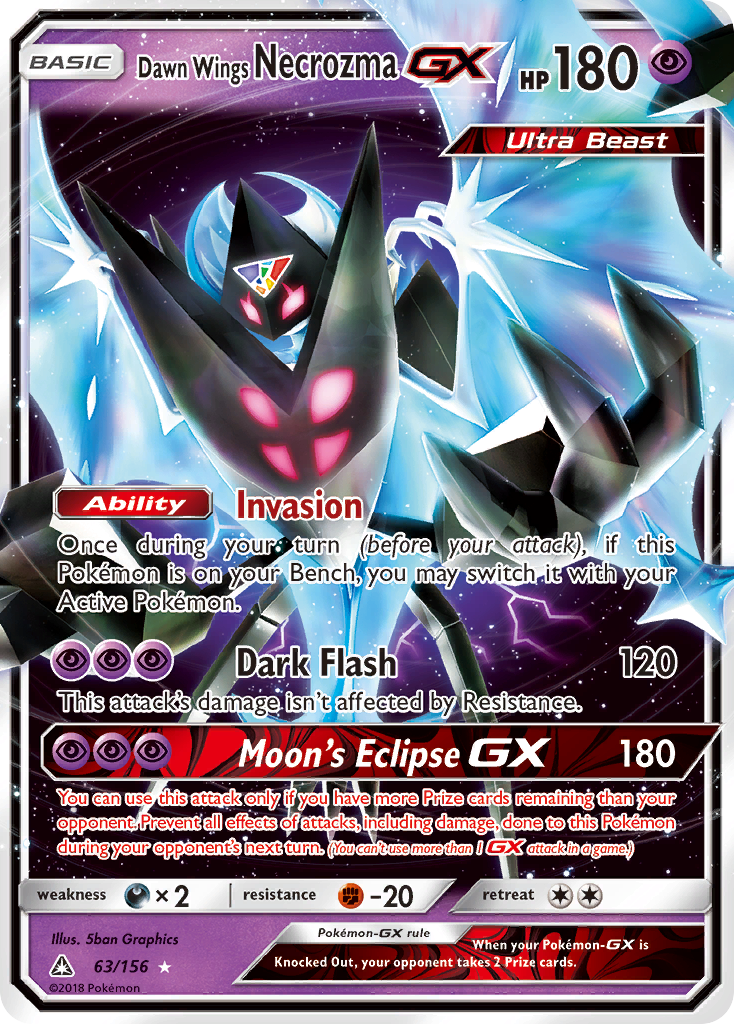 Dawn Wings Necrozma GX (63/156) [Sun & Moon: Ultra Prism] | Enigma On Main