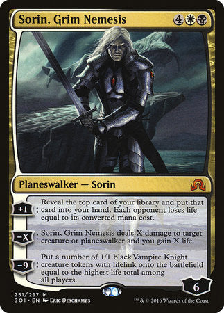 Sorin, Grim Nemesis [Shadows over Innistrad] | Enigma On Main