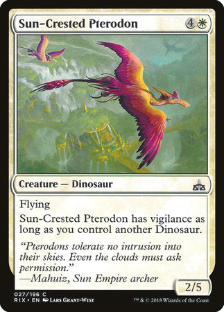 Sun-Crested Pterodon [Rivals of Ixalan] | Enigma On Main