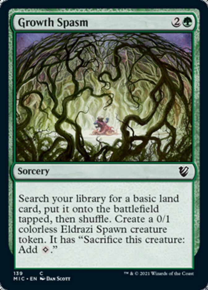 Growth Spasm [Innistrad: Midnight Hunt Commander] | Enigma On Main