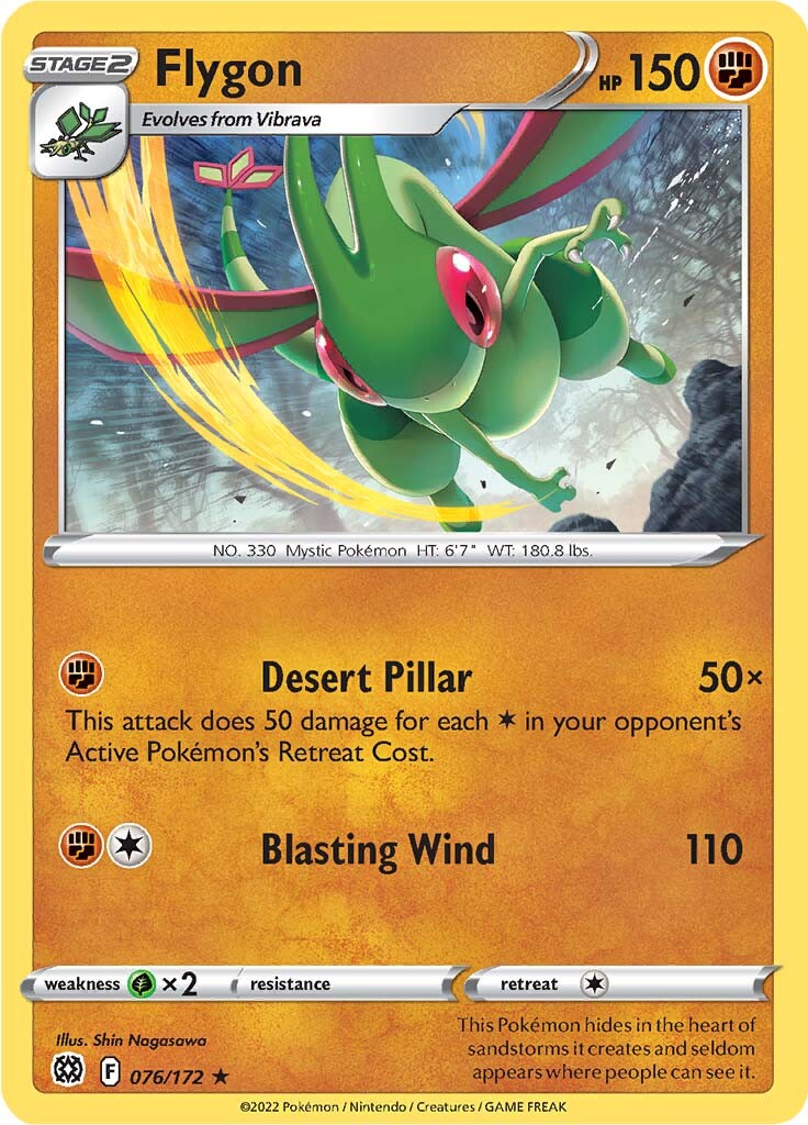 Flygon (076/172) [Sword & Shield: Brilliant Stars] | Enigma On Main