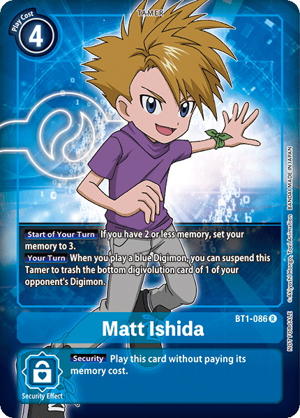 Matt Ishida [BT1-086] (Buy-A-Box Promo) [Release Special Booster Ver.1.0 Promos] | Enigma On Main