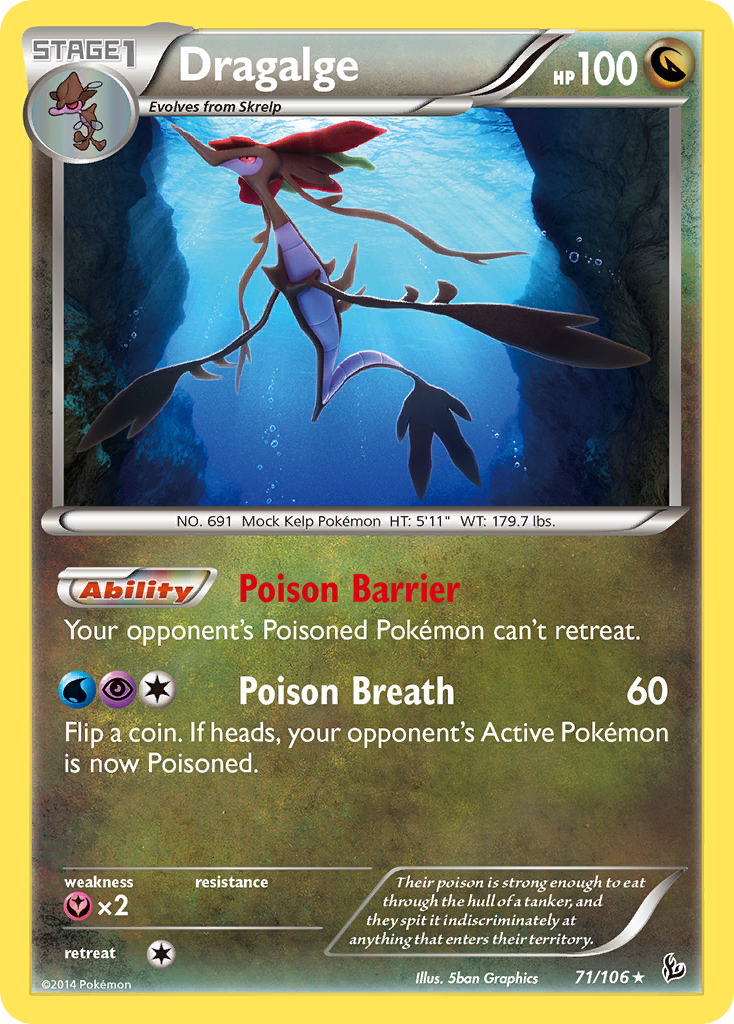 Dragalge (71/106) [XY: Flashfire] | Enigma On Main