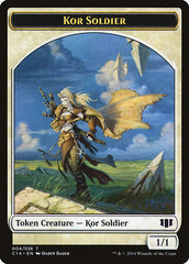 Kor Soldier // Pegasus Double-sided Token [Commander 2014 Tokens] | Enigma On Main