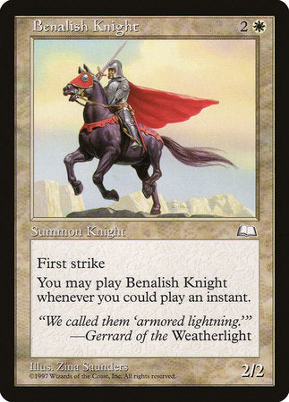 Benalish Knight [Weatherlight] | Enigma On Main