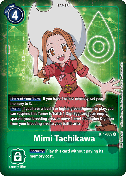 Mimi Tachikawa [BT1-089] (Buy-A-Box Promo) [Release Special Booster Ver.1.0 Promos] | Enigma On Main