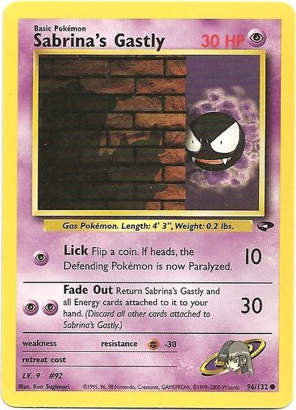 Sabrina's Gastly (96/132) [Gym Challenge Unlimited] | Enigma On Main