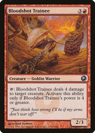 Bloodshot Trainee [Scars of Mirrodin] | Enigma On Main